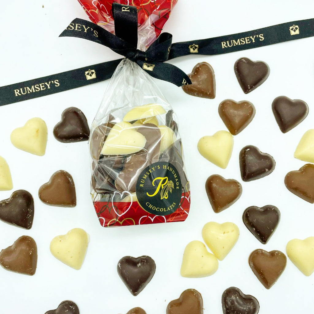 Special chocolate gift Valentine's chocolate hearts 