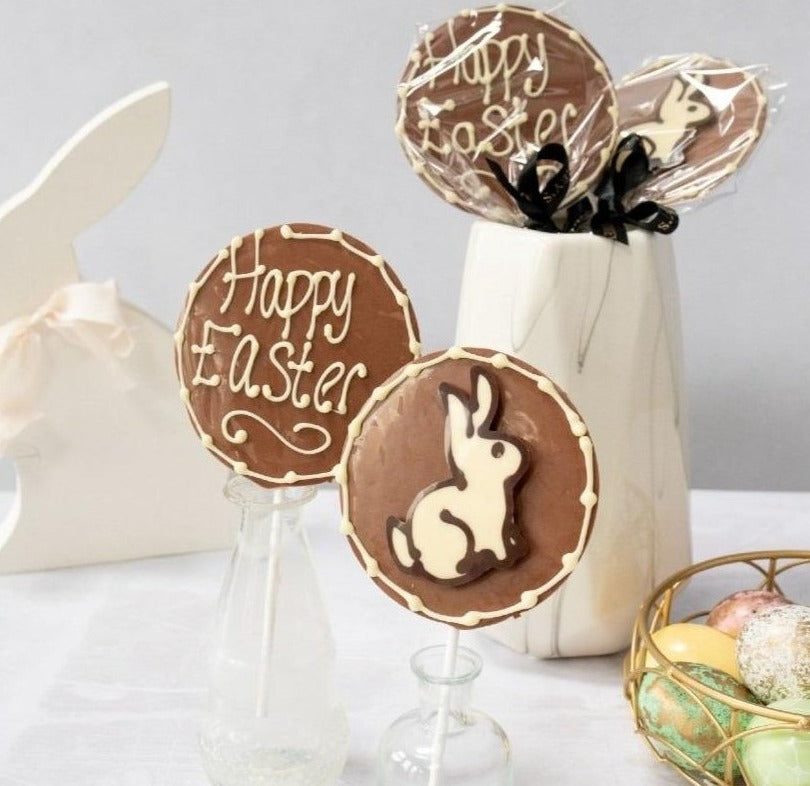 Easter chocolate lollipops 