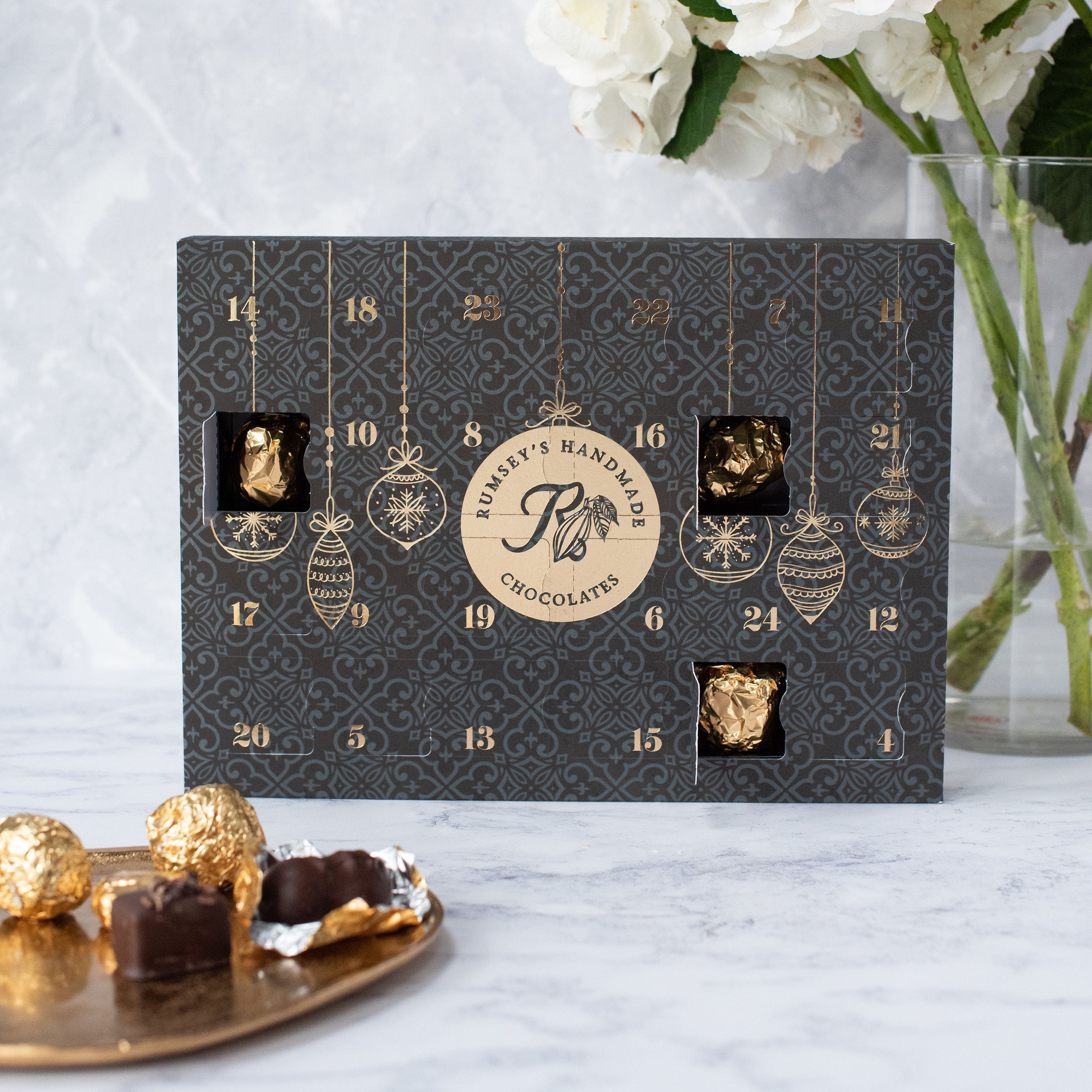 Luxury Chocolate Advent Calendar Rumsey's Handmade Chocolates