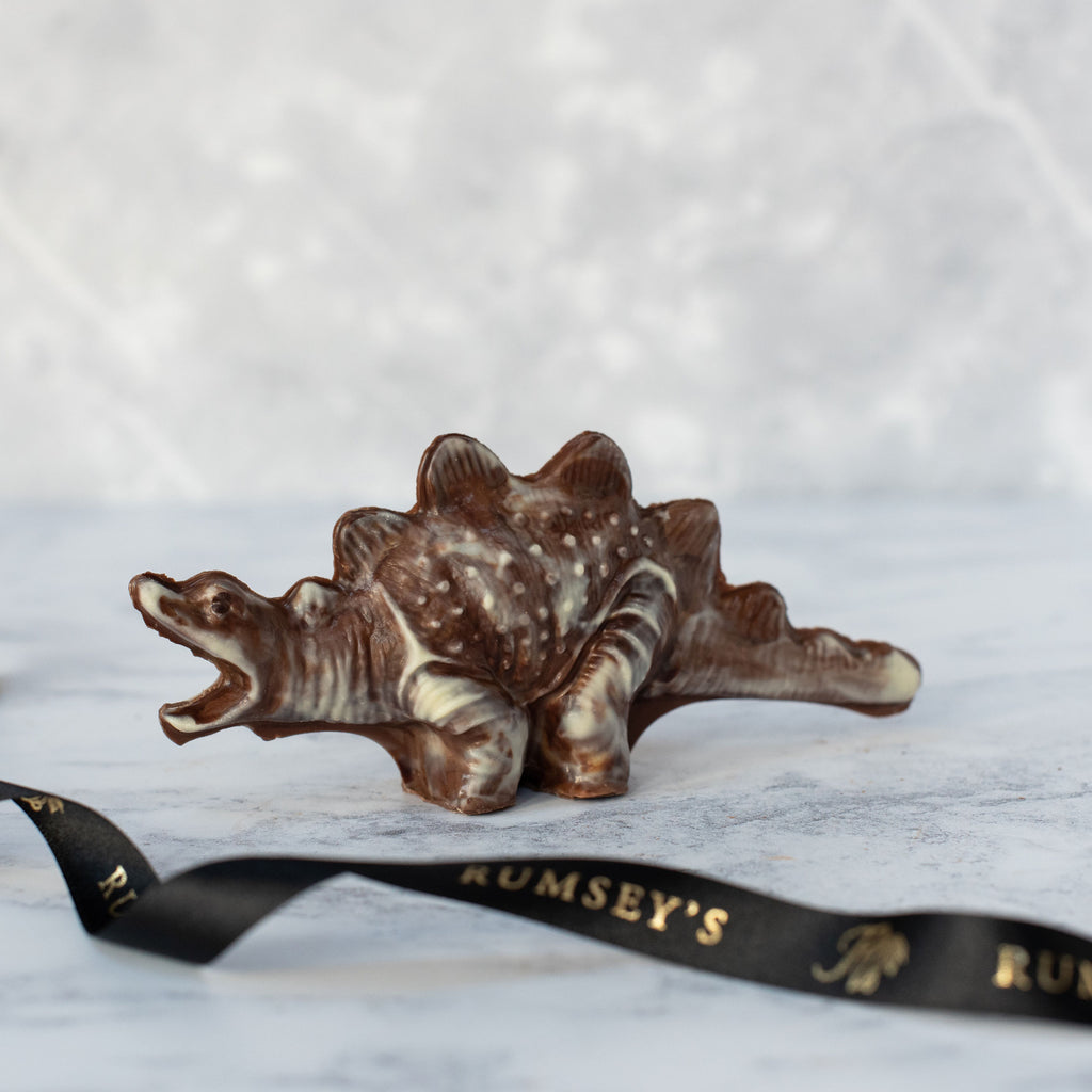Handmade chocolate dinosaur gift 
